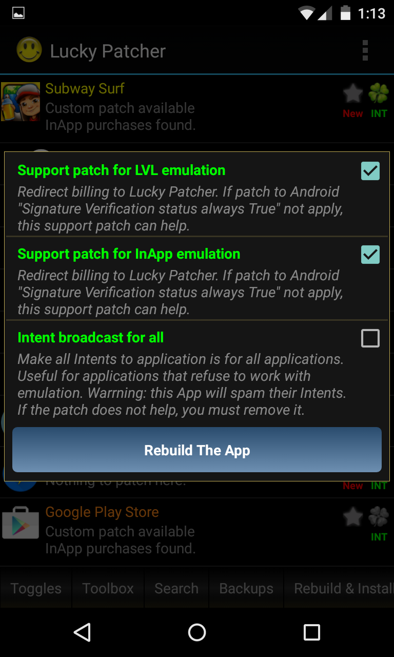 hack in app purchase android root